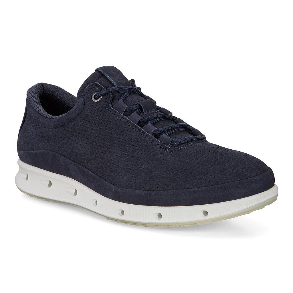 Ecco Cool Mens Gore Tex Shoes Blue - India EPT-328517